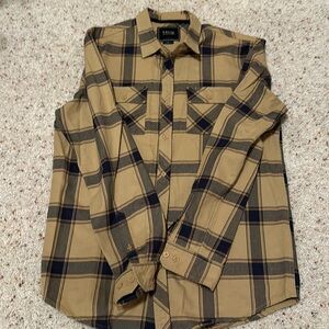 Men's Mustard Plaid Flannel